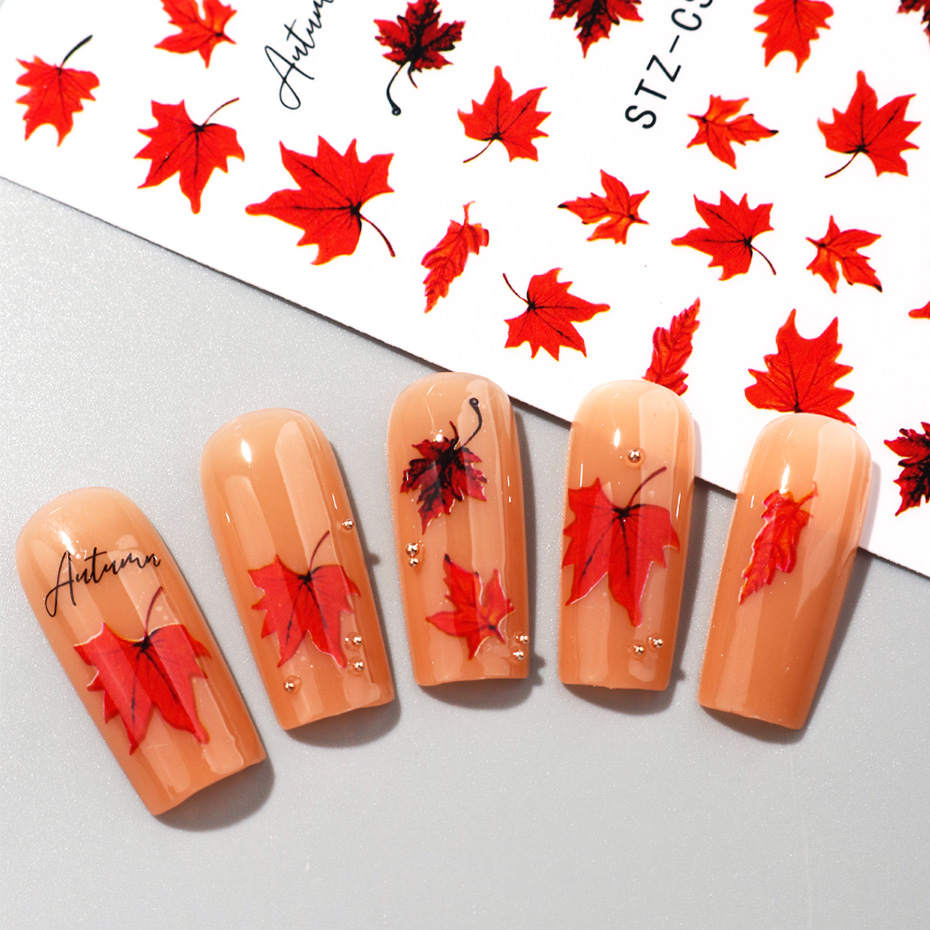 2 stuks aquarel oranje rood es - Nail Art Orange recensie en prijs