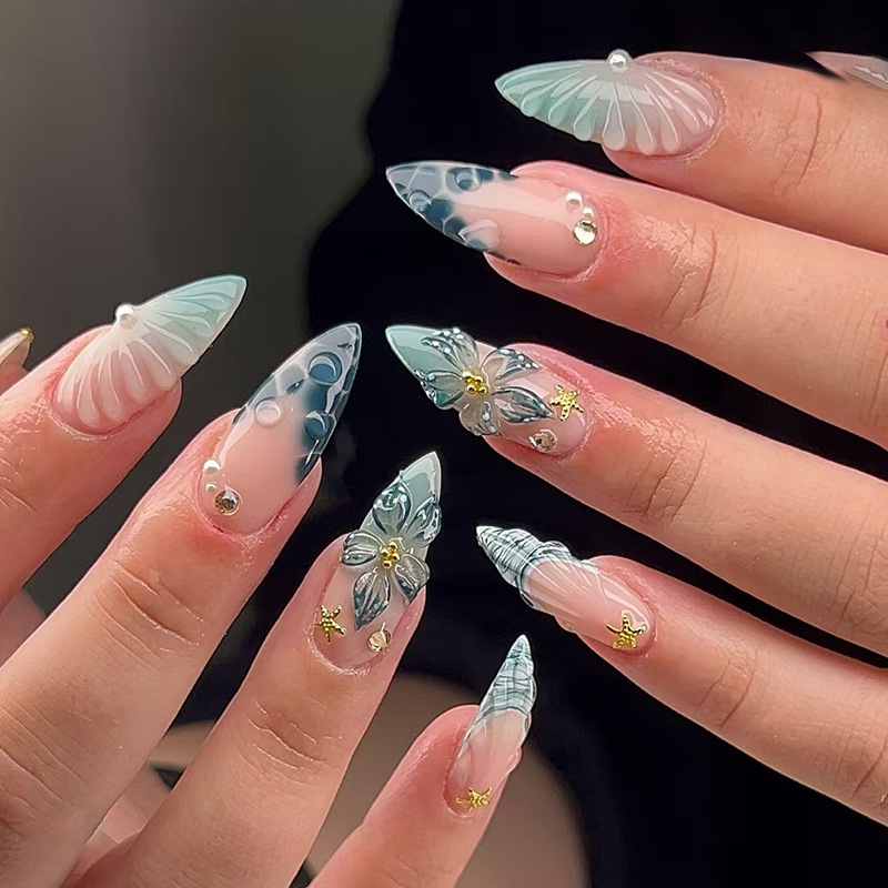 24 stuks draagbare pers op nag - Nail Art Press On recensie en prijs