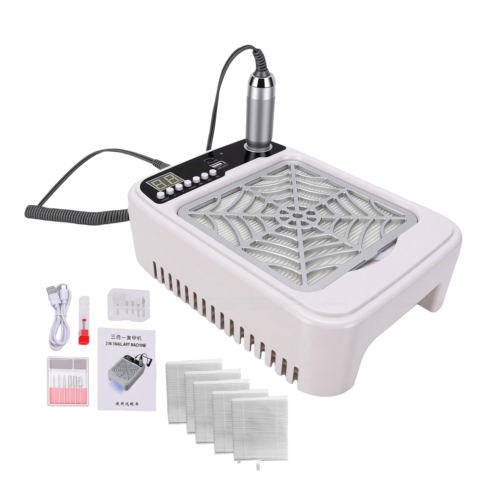 3-in-1 Nagelboormachine met St - Nail Drill Machine recensie en prijs
