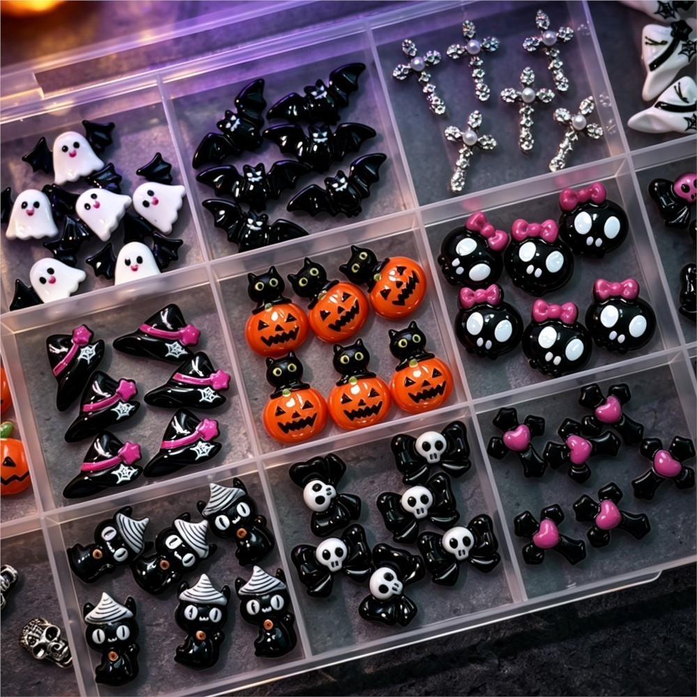 15grid 3D schattige Halloween  - Nail Art Valentines Day recensie en prijs