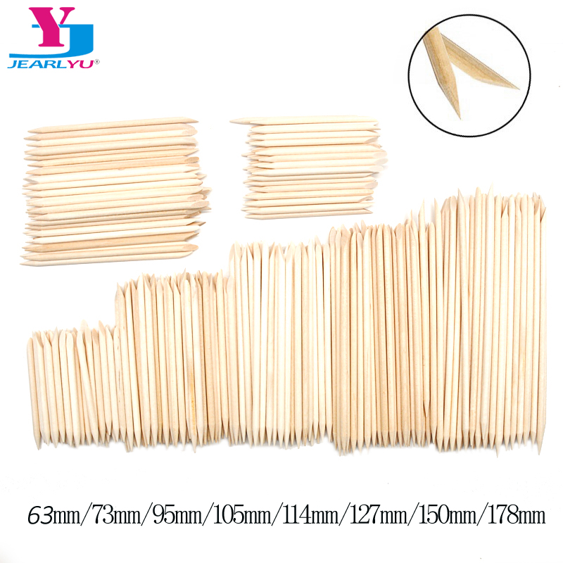 50/100 Stuks/Lot Hout Stok Cut - Nail Art Orange recensie en prijs