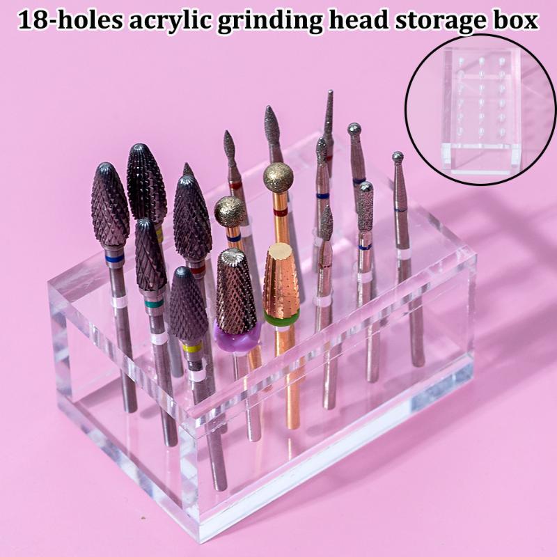 18-gaats acryl houten houder v - Nail Drill Machine recensie en prijs