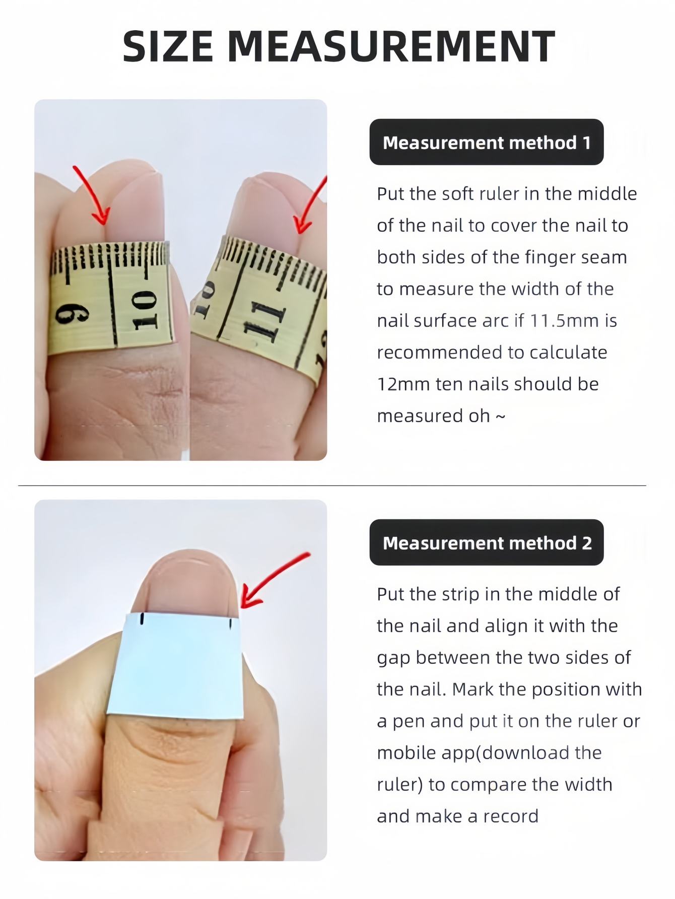 Set van 10 herbruikbare, op te - Nail Art Press On recensie en prijs