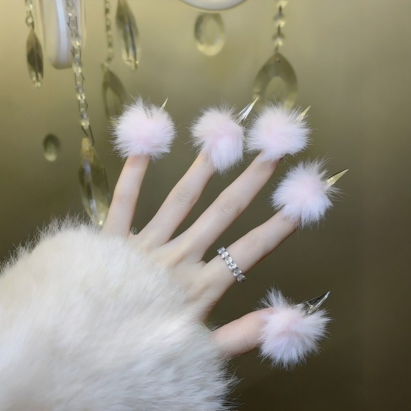 Handgemaakte lange nagels met  - Nail Art Press On recensie en prijs