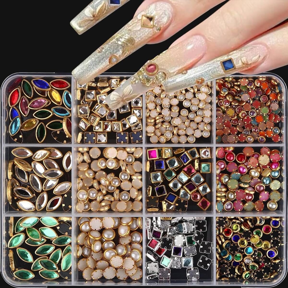 1 Box Licht Luxe Glanzende Nag - Nail Art Valentines Day recensie en prijs