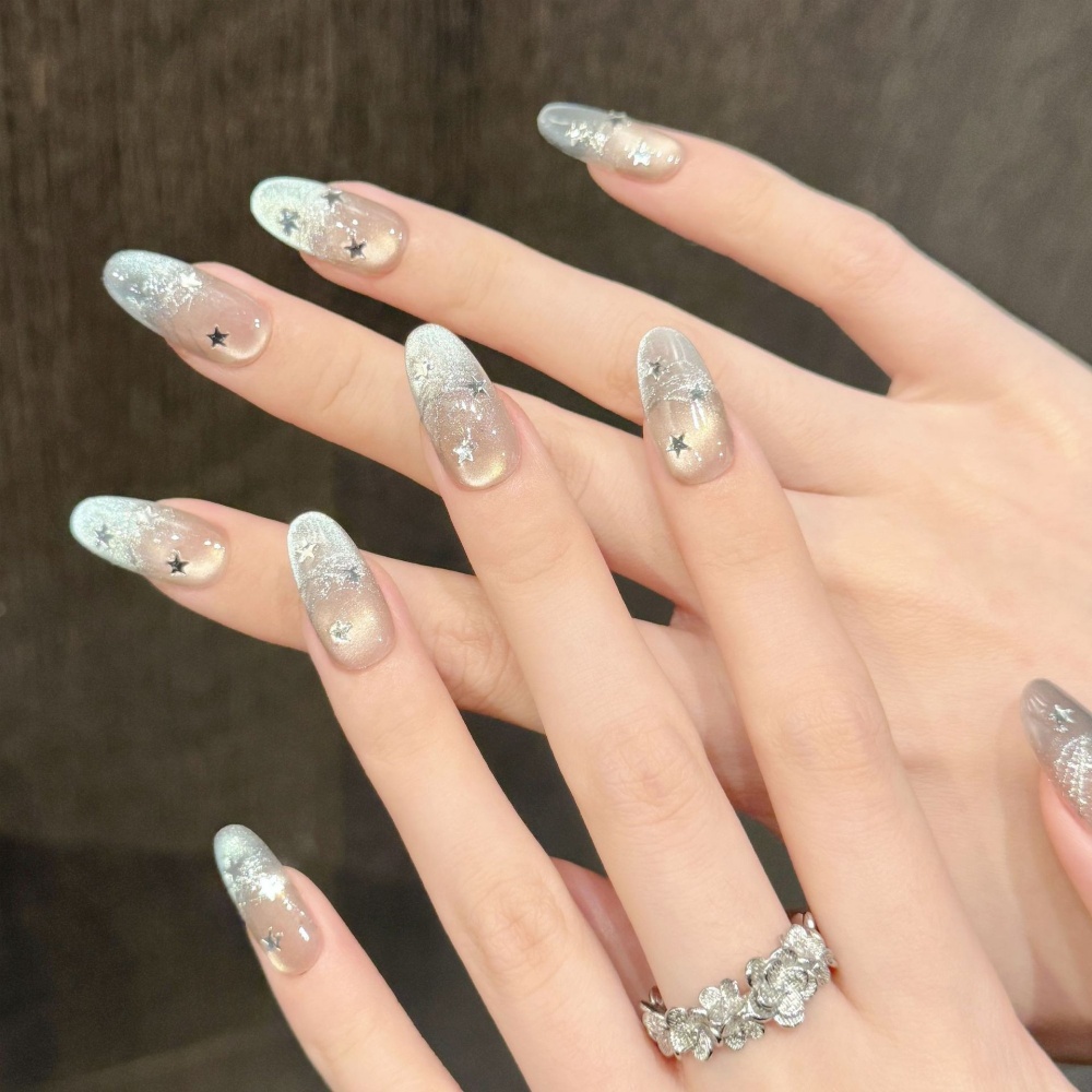 10st Cat's Eye Handgemaakte ne - Nail Art Pink recensie en prijs